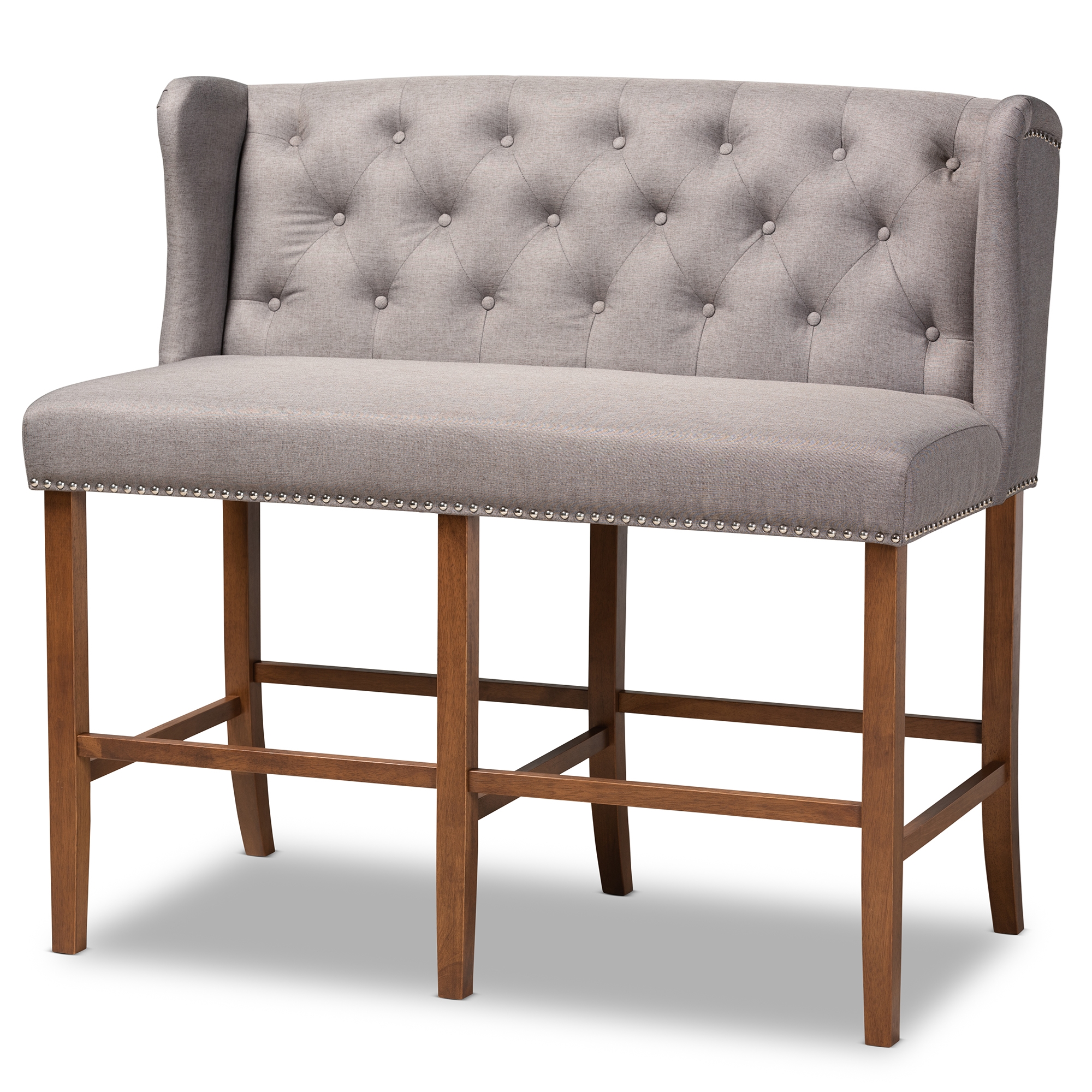 Upholstered bench deals stool